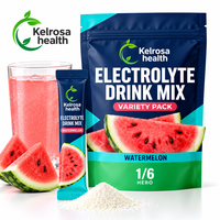Poudre d'hydratation électrolytique quotidienne, mélange de boissons, équilibre en sodium, potassium, magnésium, plusieurs saveurs, étiquette privée, OEM personnalisé