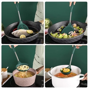 High Quality <b>Kitchen</b> <b>Accessories</b> Stainless Steel 5 Pcs Kitchenware Silicone <b>Kitchen</b> Cooking Utensils Tools Set - Product Image 3