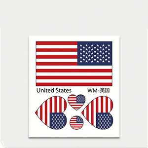 Tatuaje Facial Temporal Impermeable No Tóxico - Pegatina Personalizada con Bandera de País para Aficionados al Deporte y Animadores - Product Image 2