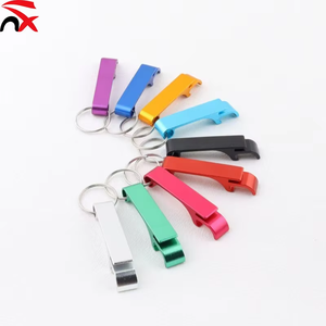 Wholesale Custom Logo UV Printed Fashion Aluminum Bottle Opener Keychain with Engraved Design Light Weight for Promotion
