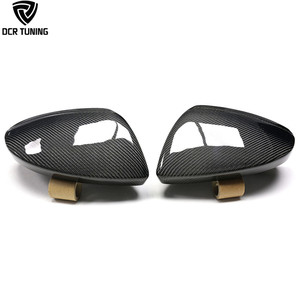 Copertura Specchietto Auto in Fibra di Carbonio LHD di Ricambio per <span class=keywords><strong>Audi</strong></span> A6 S6 <span class=keywords><strong>RS6</strong></span> C8 A7 S7 RS7 A8 2018+ Guscio Specchietto Laterale Telaio Specchietto Retrovisore - Product Image 3