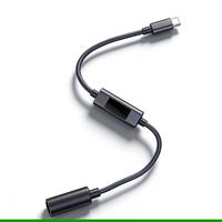 Câble de charge extérieur DC5521 vers Type C avec affichage numérique de la puissance pour mini-antenne satellite, charge rapide 100W