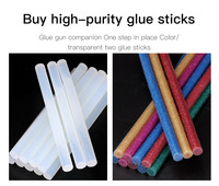 Bâtons de colle plastique AIRAJ 7 mm (20 cm/15 cm) pour pistolet à colle chaude électrique de qualité DIY