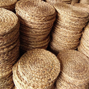 Bán Buôn Placemats Handmade Linen Bông Dệt Nơi Thảm Vòng Miếng Đệm Cách Nhiệt Giáng Sinh Placemat Bàn Ăn Placemat - Product Image 1