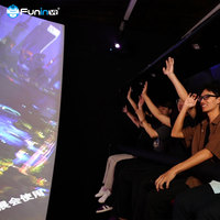 Top Dome Fly Theatre Vr Dome Cinema 4d Sièges de cinéma Machine de jeu de mouvement Grande expérience Vr Jeu d'arcade pour centre commercial