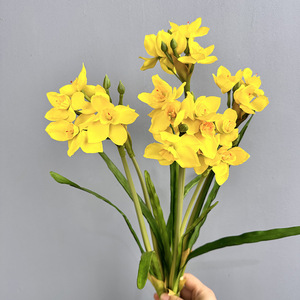 All'ingrosso fiori artificiali giallo bianco <span class=keywords><strong>narciso</strong></span> Bouquet artificiale fiori di seta artificiale <span class=keywords><strong>narciso</strong></span> <span class=keywords><strong>fiore</strong></span> - Product Image 5