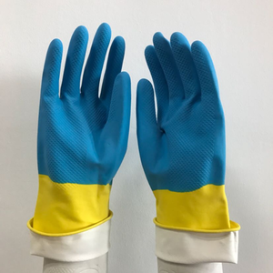 Naturel Étanche Allongé Épais Latex Ménage De Nettoyage En Caoutchouc De Sécurité De Travail Gants - Product Image 4