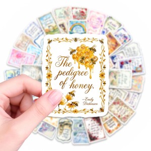 50 Pegatinas de Vinilo con <span class=keywords><strong>Frases</strong></span> <span class=keywords><strong>Motivadoras</strong></span> en Acuarela, Resistentes al Agua, Estilo Vintage, para Decorar Laptops, Diarios y Álbumes de Recortes - Product Image 1