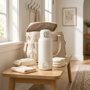 Calentador de Biberones Inteligente Portátil para Viajes, Calentador de Leche y Agua con Pantalla Digital y Temperatura Ajustable para la Alimentación Nocturna del Bebé - Product Image 1