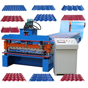 Customized Rib Type Profile AG Panel Trapezoidal Roof Sheet Roll Forming Machine