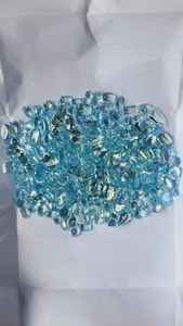 Meilleure qualité à la mode topaze bleue naturelle à facettes coupe ronde pierres précieuses calibrées en vrac de fournisseur indien - Product Image 4