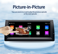 Autoradio multimédia Android 13 10,25 pouces avec Carplay sans fil, compatible avec BMW Série 5 X5 E53 M5E39, lecteur DVD Bluetooth