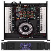 Amplificateur de puissance audio professionnel CA Series 2U Classe H pour système de sonorisation, haut-parleur, caisson de basses, stéréo