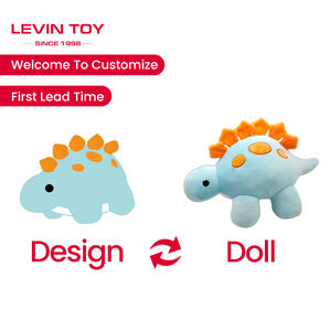 Juguetes de peluche de dinosaurio supersuave personalizados animales de peluche a granel para niños criaturas encantadoras rellenas de algodón PP para niños - Product Image 4