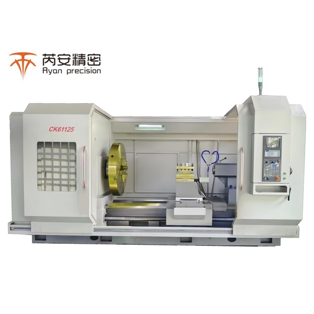 Fanuc Controller CNC Heavy Duty 61125-1500 CNC Flat Bed Lathe Turning Center High-Accuracy CE Certified