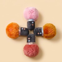 En gros, Porte-clés pendentif en peluche microphone dessin animé, Décoration de sac, Poupée en peluche douce personnalisée, Jouet animal en peluche pour cadeau