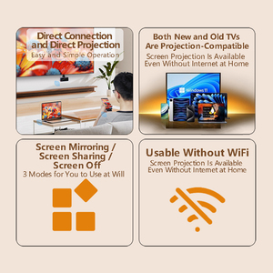 Dongle TV Wireless 4K Best Seller <span class=keywords><strong>con</strong></span> Trasmettitore Wi-Fi, Miracast, DLNA, Airplay, App Mirror, YouTube, TikTok - Product Image 5