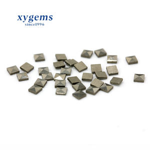 100 Pz/borsa 1.2 millimetri 1.3 millimetri 1.4 millimetri 1.5 millimetri 1.6 millimetri Naturale Pirite Piazza Cut Loose <span class=keywords><strong>Marcasite</strong></span> Pietre - Product Image 3