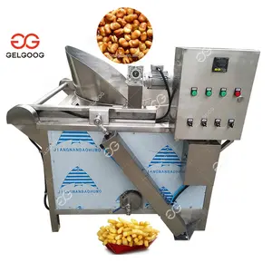 Industriële Fabriek Prijs Aardappel Chip Maker Machine Snacks Eten Friteuse Machine