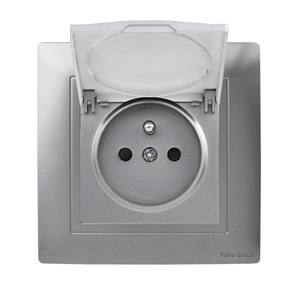 Enchufe de Pared con Panel Táctil Universal Estándar Europeo con Puerto USB Tipo-C, Diseño Minimalista - Product Image 5