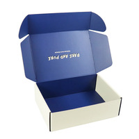 Caja de Logística con Diseño de Logotipo de Avión de Alta Gama Personalizada, Materiales Reciclados, Papel Corrugado Reciclable, Grabado UV, Laminación Mate