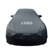 Housse de voiture en velours extensible de qualité supérieure, personnalisable, protection tout temps, protection UV, épaisseur 4 mils