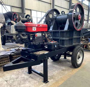 EU Stone Breaking Preferred PE250x400 Towed Mobile Jaw Crusher for Stone Crushing Rock Crusher Plant Primary Jaw Crusher - Product Image 4