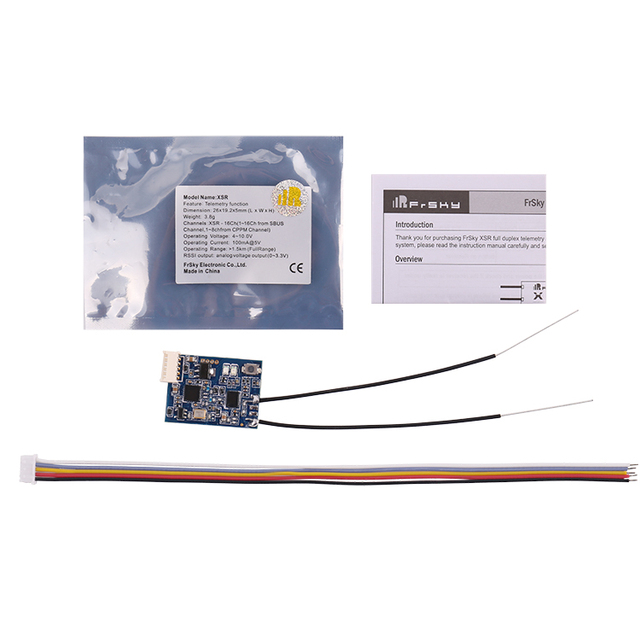 Brand New FrSky XSR 2.4GHz 16CH ACCST Receiver QAV W/ S-Bus & CPPM Particular for Mini Multicopter Support X9D X9E X9DP X12S X