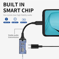 2 in 1 Aufladen AUX Audio USB C Kopfhörer adapter Typ C auf 3,5mm Buchse Audio Konverter für iPhone 15 Xiaomi Huawei