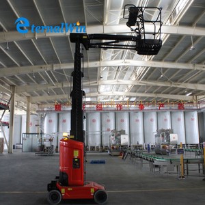 Plateforme de travail en hauteur à mât verticale électrique portable, plateforme de travail en hauteur à mât autopropulsée - Product Image 3