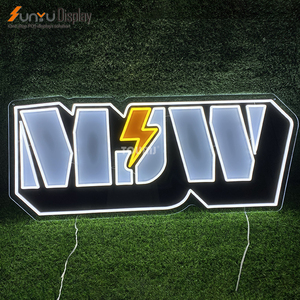 Enseigne au néon LED d'intérieur personnalisée <span class=keywords><strong>de</strong></span> conception libre jeu d'enseigne au néon lettre 3D Anime effets visuels - Product Image 1