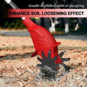 Nouveau micro-cultivateur portatif de qualité industrielle à batterie au lithium en fibre de verre pour l'agriculture, le semis, le désherbage, le retournement du sol, petit usage domestique - Product Image 3