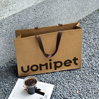 Sac de shopping personnalisé de luxe en papier kraft imprimé avec poignée en ruban réutilisable et estampage doré pour emballage de chemises, personnalisation, 1 pièce MOQ, écologique