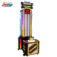 Machine de jeu d'arcade de boxe à monnayeur, avec équipement de frappe électronique haute performance, jeu de test de force Hercules Strongman