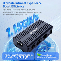 Adaptador de Red de Fibra Óptica USB4 a SFP+ de 10 Gbps, Compatible con Thunderbolt 5/4/3, Realtek RTL8127ATF, para Laptop, Servidor NAS