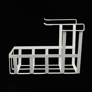 <b>Kitchen</b> storage <b>rack</b>, tiered hanging basket, cabinet/wall hanging, under-cabinet paper towel <b>rack</b> - Product Image 1