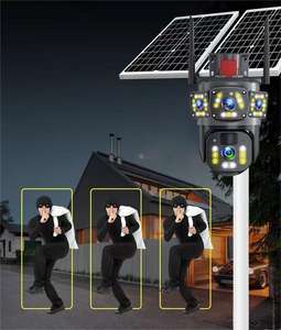 กล้องโซลาร์เซลล์ X617 4G V360pro แบบสาม<span class=keywords><strong>ตา</strong></span> สองภาพ กล้องวงจรปิดพลังงานแสงอาทิตย์กลางแจ้ง กล้อง PTZ 1080p รองรับการ์ด 32GB - Product Image 5