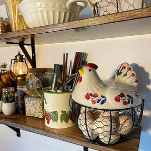 Panier à œufs <span class=keywords><strong>en</strong></span> <span class=keywords><strong>céramique</strong></span> <span class=keywords><strong>en</strong></span> forme <span class=keywords><strong>de</strong></span> poule, panier <span class=keywords><strong>de</strong></span> rangement pour <span class=keywords><strong>fruits</strong></span>, panier <span class=keywords><strong>de</strong></span> rangement pour œufs durable, vente chaude - Product Image 4