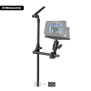VINmounts Support de fixation pour sondeur de pêche, portable, réglable à 360°, en alliage d'aluminium et acier inoxydable, 2 pièces, très vendu - Product Image 2