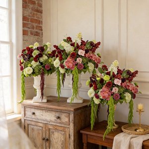 Centro de Mesa de Boda con Bola de Flores Artificiales Mixtas de 60 cm, Arreglo para Decoración de Mesa de Bienvenida en Banquetes de <span class=keywords><strong>Hotel</strong></span> - Product Image 1