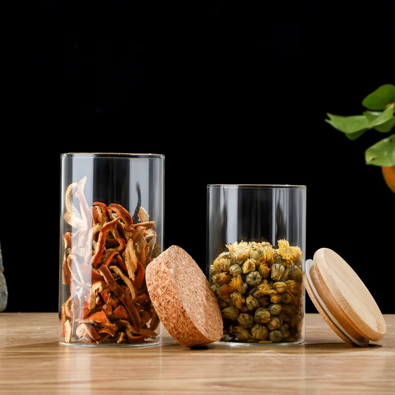 Wholesale Hot Selling Kitchen Canisters Airtight Glass Food Storage Jars For With Airtight Lid