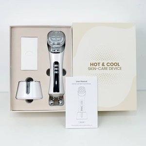 Dispositivo de Masaje Facial <span class=keywords><strong>6</strong></span> en <span class=keywords><strong>1</strong></span> OEM, Masajeador Facial en V con Enfriamiento, Vibración, Masajeador Eléctrico de Belleza para Lifting Facial y de Cuello - Product Image 6