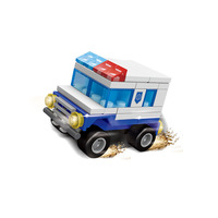 Juego de Bloques de Construcción Educativos Inteligentes de Plástico ABS a Escala 1:32, 6 en 1, Modelo de Coche para Armar, Juguete Unisex para Niños de 5 a 7 Años