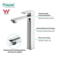 Frascio lavabo de luxe moderne robinet d'eau en laiton mitigeur de lavabo Offre Spéciale robinet de lavabo de salle de bain à une poignée