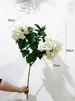 Bunga Buatan, Hydrangea untuk Dekorasi Tempat, Lanskap Taman Pernikahan Hotel, Perlengkapan Fotografi, Rangkaian Bunga Rumah