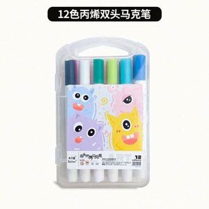 Juego de Lápices de Colores de Madera Premium para Artistas, Forma Hexagonal, 12 Piezas/Caja de Colores, Certificado ASTM-4236, Lápiz para Estudiantes, No Soluble, Hecho en EE. UU. - Product Image 6