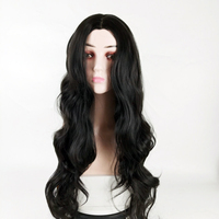 Perruque synthétique longue de 28 pouces, ondulée, douce et volumineuse, résistante à la chaleur, style brésilien et vietnamien pour femmes noires