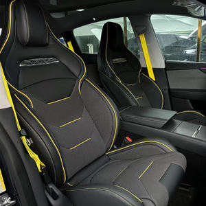 Nieuwe sportventilatie stoel voor Tesla Model 3 Y 2016-2025 2026 voorste twee stoelen kussen achterbankhoes Model 3 Performance stijl - Product Image 1