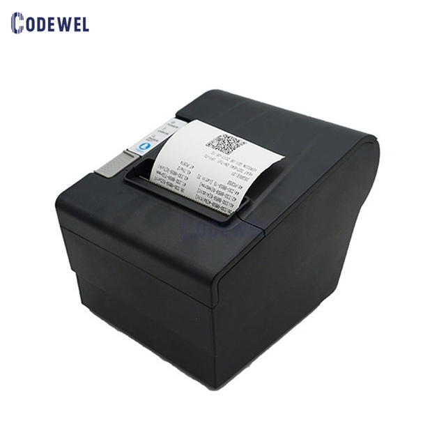 80mm POS Receipt Printer USB Thermal Printer 120mm/s Speed with Auto Cutter for Supermarket