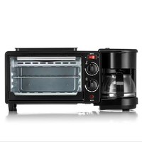Vente directe d'usine Machine à petit-déjeuner 3 en 1 Four miniature multifonctionnel et cafetière
